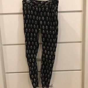 Free people printed corduroys